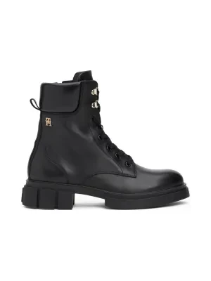 Tommy Hilfiger Skórzane trapery