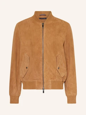 Tommy Hilfiger Skórzany Bluzon blau