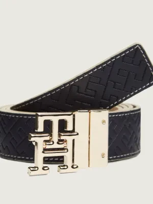 Tommy Hilfiger Skórzany dwustronny pasek