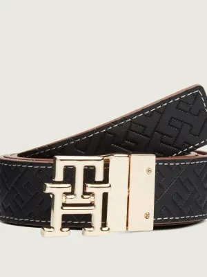 Tommy Hilfiger Skórzany dwustronny pasek