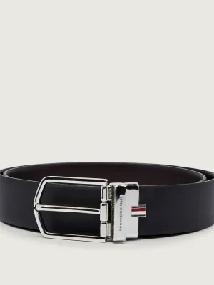 Tommy Hilfiger Skórzany dwustronny pasek BUSINESS LUX