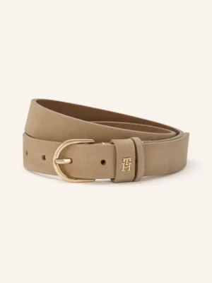 Tommy Hilfiger Skórzany Pasek beige