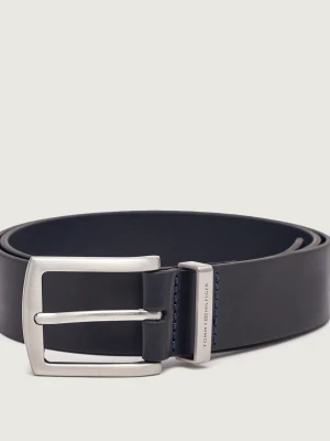 Tommy Hilfiger Skórzany pasek Denton Corp granatowy