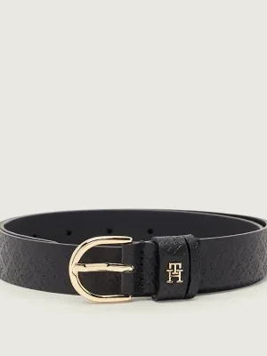 Tommy Hilfiger Skórzany pasek ESS EFFORTLESS