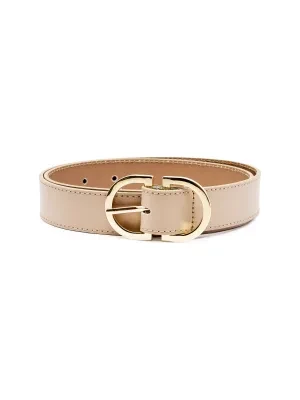 Tommy Hilfiger Skórzany pasek FEMININE OVAL