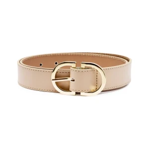 Tommy Hilfiger Skórzany pasek FEMININE OVAL