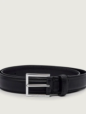 Tommy Hilfiger Skórzany pasek HUDSON czarny
