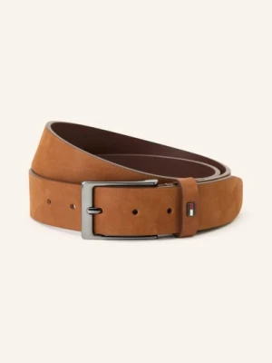 Tommy Hilfiger Skórzany Pasek Layton braun
