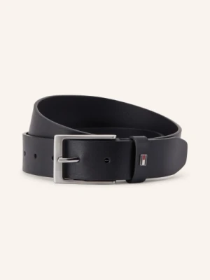 Tommy Hilfiger Skórzany Pasek Layton schwarz