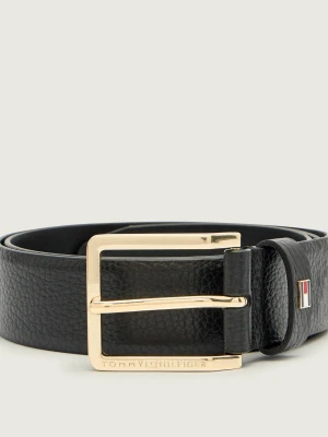 Tommy Hilfiger Skórzany pasek OLIVER czarny