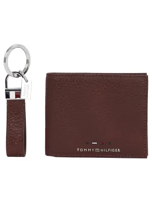 Tommy Hilfiger Skórzany portfel + brelok