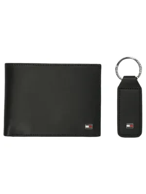 Tommy Hilfiger Skórzany portfel + brelok