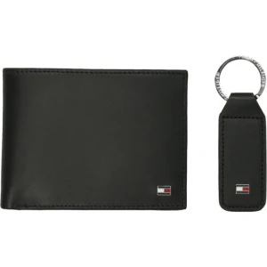 Tommy Hilfiger Skórzany portfel + brelok