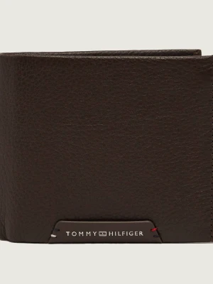 Tommy Hilfiger Skórzany portfel Corporate brązowy
