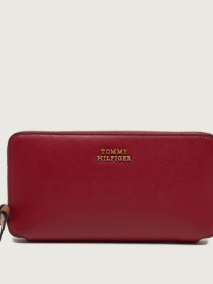 Tommy Hilfiger Skórzany portfel czerwony