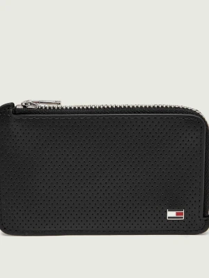 Tommy Hilfiger Skórzany portfel Element czarny