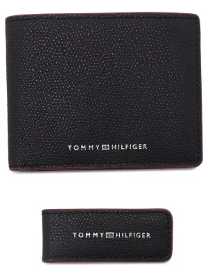 Tommy Hilfiger Skórzany portfel + klips do banknotów