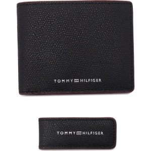 Tommy Hilfiger Skórzany portfel + klips do banknotów
