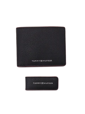 Tommy Hilfiger Skórzany portfel + klips do banknotów