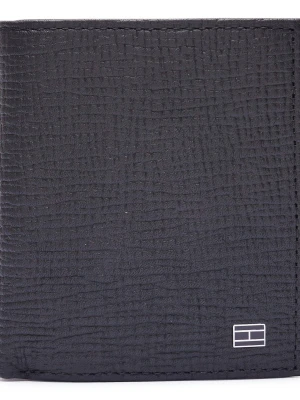 Tommy Hilfiger Skórzany portfel TH FLAG czarny