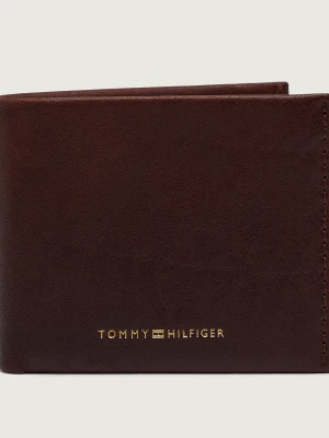 Tommy Hilfiger Skórzany portfel TH Seasonal brązowy