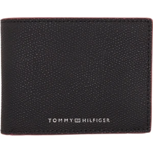 Tommy Hilfiger Skórzany portfel TH STRUC MINI CC