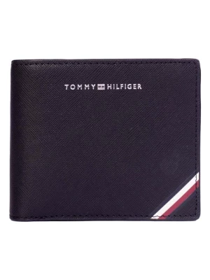 Tommy Hilfiger Skórzany portfel w kolorze czarnym - 11,5 x 9,5 x 2 cm rozmiar: onesize