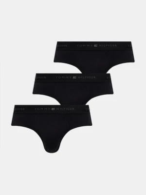 Tommy Hilfiger slipy męskie bawełniane z elastanem 3-pack czarny