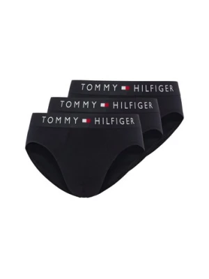Tommy Hilfiger Slipy w 3-paku Mężczyźni Bawełna niebieski