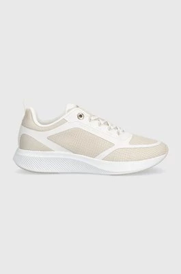 Tommy Hilfiger sneakersy ACTIVE MESH TRAINER kolor beżowy
