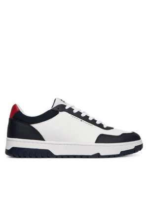 Tommy Hilfiger Sneakersy Basket Core Lite Lth Block FM0FM05713 Biały