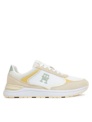 Tommy Hilfiger Sneakersy Casual Fashion Runner Mix FW0FW08324 Beżowy