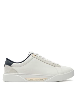 Tommy Hilfiger Sneakersy Chic Court Sneaker FW0FW08123 Écru