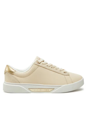 Tommy Hilfiger Sneakersy Chic Court Sneaker FW0FW08382 Beżowy