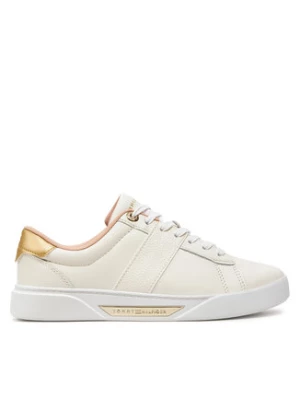 Tommy Hilfiger Sneakersy Chic Panel Court Sneaker FW0FW07998 Écru