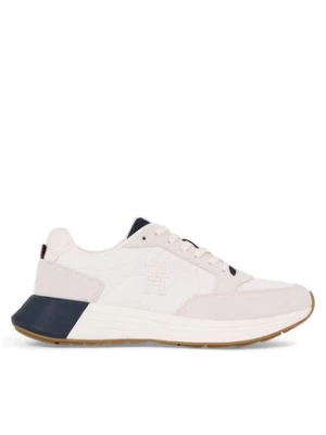 Tommy Hilfiger Sneakersy Classic Elevated Runner Mix FM0FM04636 Biały