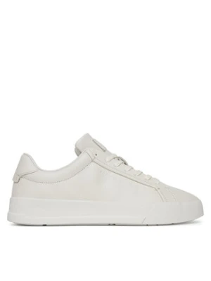 Tommy Hilfiger Sneakersy Court Best Tumbled Lth FM0FM05324 Écru