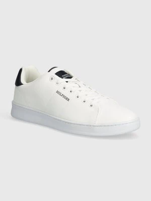 Tommy Hilfiger sneakersy COURT CUPSOLE PIQUE TEXTILE kolor biały FM0FM04967