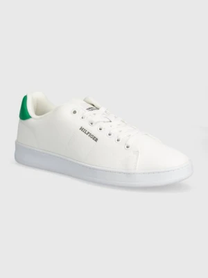 Tommy Hilfiger sneakersy COURT CUPSOLE PIQUE TEXTILE kolor biały FM0FM04967