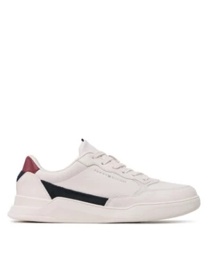 Tommy Hilfiger Sneakersy Elevated Cupsole Leather FM0FM04490 Beżowy