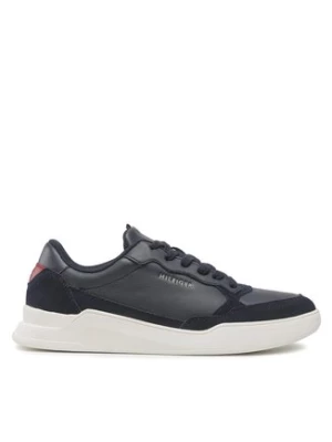 Tommy Hilfiger Sneakersy Elevated Cupsole Leather Mix FM0FM04358 Granatowy