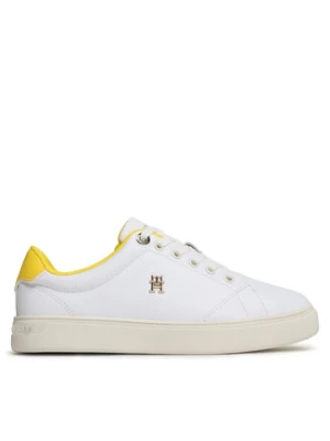 Tommy Hilfiger Sneakersy Elevated Essential Court Sneaker FW0FW07377 Biały