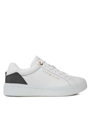 Tommy Hilfiger Sneakersy Elevated Essential Court Sneaker FW0FW07635 Biały
