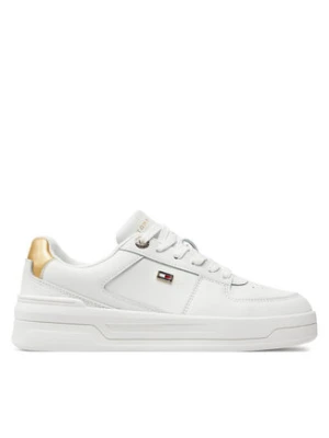 Tommy Hilfiger Sneakersy Essential Basket Sneaker Gold FW0FW08076 Écru