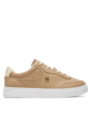 Tommy Hilfiger Sneakersy Essential Chic Court Sneaker FW0FW08322 Beżowy