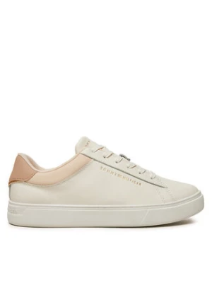 Tommy Hilfiger Sneakersy Essential Court FW0FW08320 Beżowy