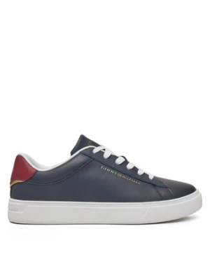 Tommy Hilfiger Sneakersy Essential Court Sneaker FW0FW08320 Granatowy