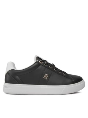 Tommy Hilfiger Sneakersy Essential Elevated Court Sneaker FW0FW07685 Czarny