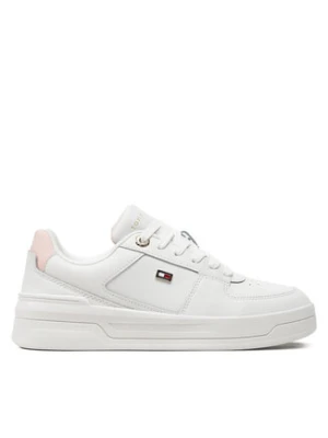 Tommy Hilfiger Sneakersy Flag Basket Sneaker FW0FW08081 Écru