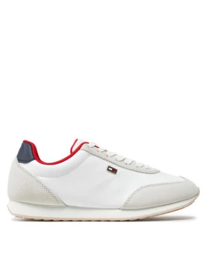 Tommy Hilfiger Sneakersy Flag Heritage Runner FW0FW08077 Biały